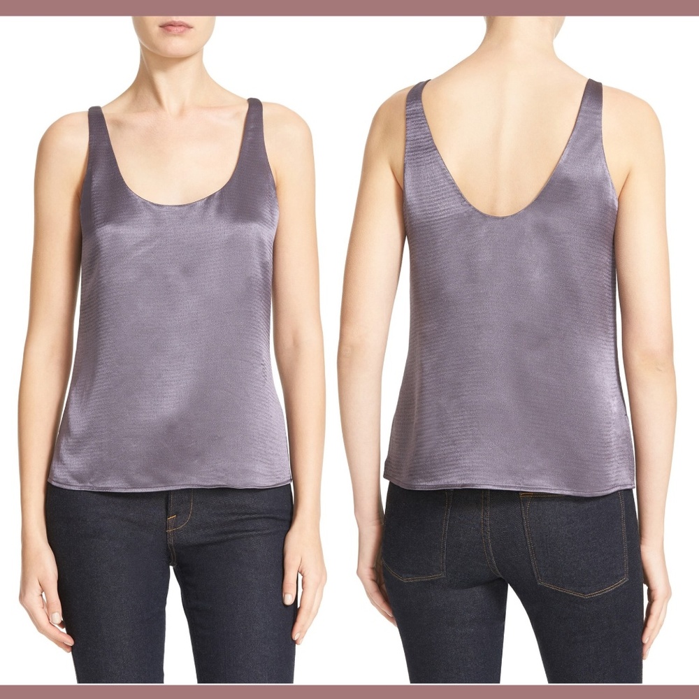 NWT Diane‎ von Furstenberg Lyla Tank in Rock [SZ Medium ]